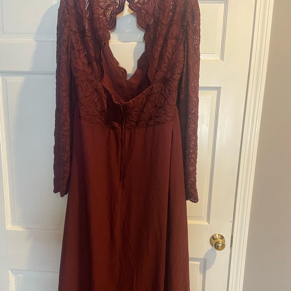 Cranberry Formal floor length gown